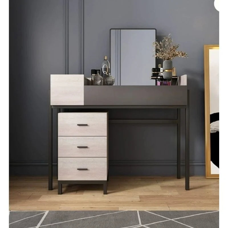 #A01, 100CM滦紫桐配灰梳妆枱