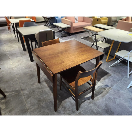 93CM濶开合胡桃实木餐枱 （9076）