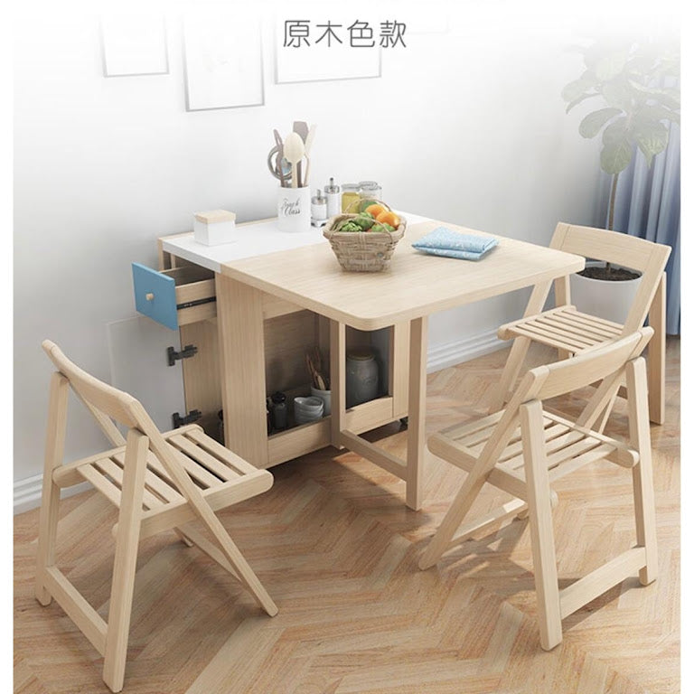 CZ-01悭位之选折叠餐枱连四椅
